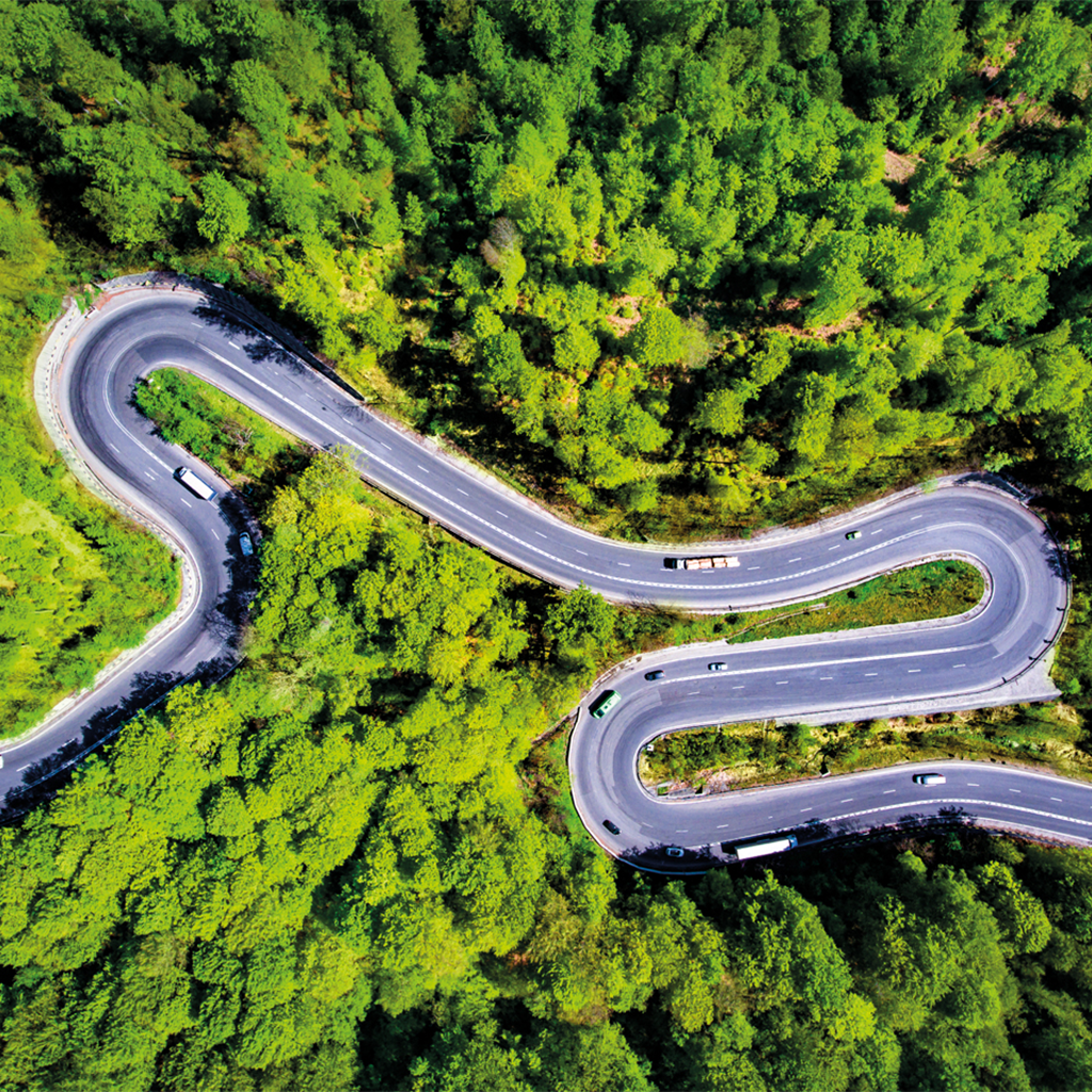 Präzises und reaktionsschnelles Fahrverhalten, insbesondere bei Kurvenfahrten