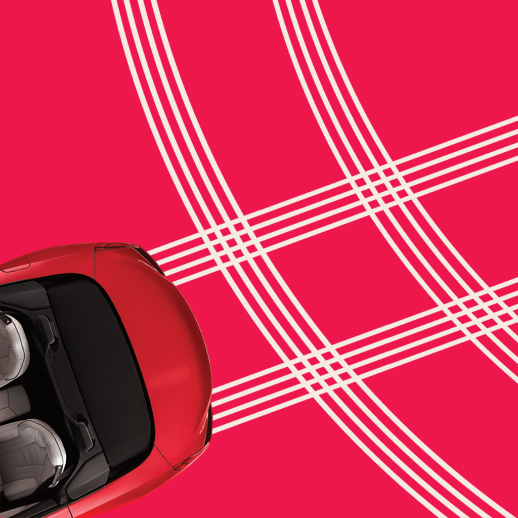 Kurzer Bremsweg auf nasser Fahrbahn